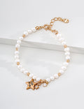 "Hello It's Me" Celestial Star Pearl S925 Bracelet - Flat View