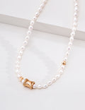 Fluted Corset Pearl S925 Necklace - On Step