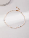 "Essential Layering" Pearl Choker - Flat Lay